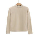 Women's Cotton Half Turtleneck Bottoming Shirt