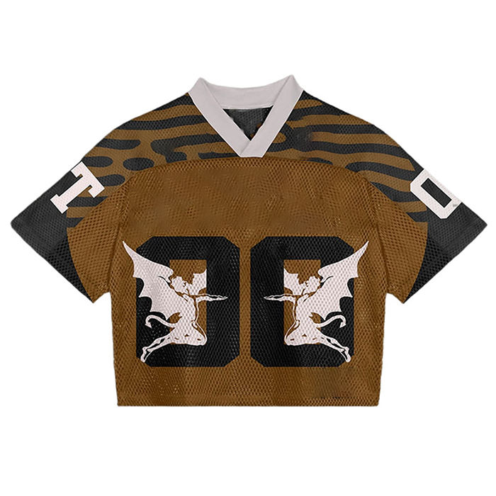 Men's Fashion V-Neck Loose-Fit Sport Jersey