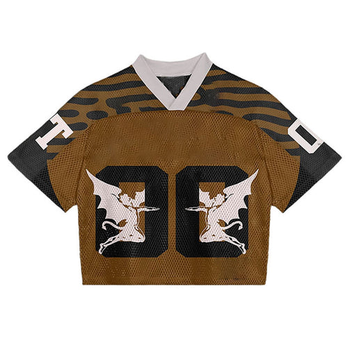 Men's Fashion V-Neck Loose-Fit Sport Jersey